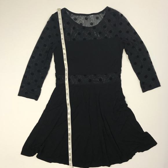 🎉 HP! 🎉 [H&M] Polkadot Mesh Cutout Dress - Picture 3 of 7